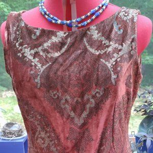 April Cornell Velvet Cocktail Dress